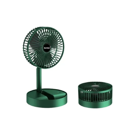 Telescopic-folding-and-rechargeable-fan